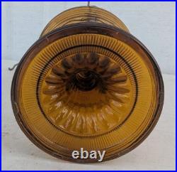 Antique Amber Aladdin Lamp