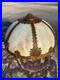 Antique Art Nouveau Slag Glass Table Lamp Shade