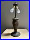 Antique Art Nouveau Table Lamp Base Painted