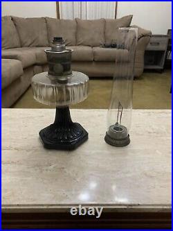 Antique Black Based Aladdin Kerosene Lamp