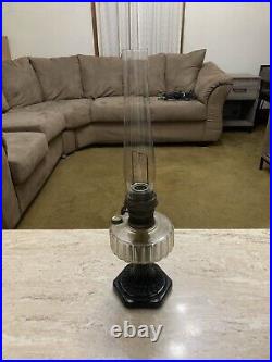 Antique Black Based Aladdin Kerosene Lamp