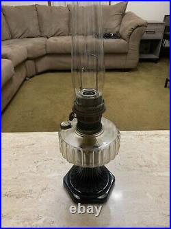 Antique Black Based Aladdin Kerosene Lamp