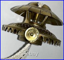 Antique Brass Burner for Kerosene or Oil Lamp Collins Style 1860 Patent Date