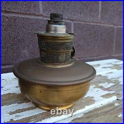 Antique Cast Iron Aladdin Oil Kerosene Floor Lamp