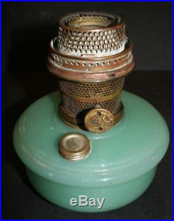 Antique Green Moonstone Aladdin Lamp Jadeite Bracket Hanging Font B- Burner