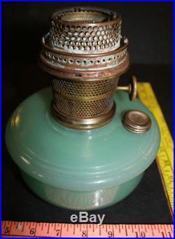 Antique Green Moonstone Aladdin Lamp Jadeite Bracket Hanging Font B- Burner