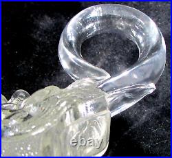 Antique Miniature Oil Kerosene Aladdin Lamp Sandwich Glass Crystal Smith I & II