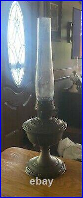 Antique Model 8 Brass Aladdin Kerosene/Oil Lamp non-electrified