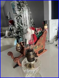Antique NU-type model B burner Aladdin Oil Lamp Washington Draped USA Chicago