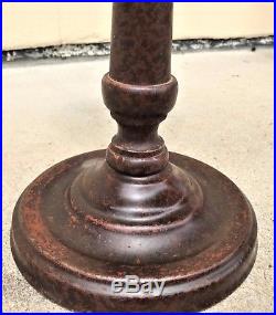 Antique Nu-type Model B Burner Aladdin Oil Lamp Wooden Base USA
