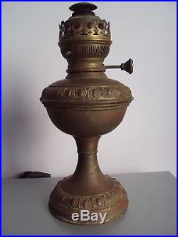 Antique Oil/Kerosene Lamp Brass ca 1900 style Aladdin
