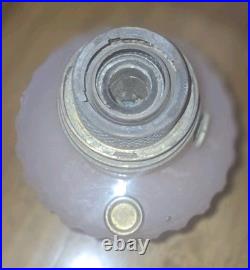 Antique Oil Lamp Aladdin Nu-Type Model B Pink. Needs Reglued