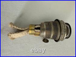 Antique Original Aladdin B125 Lamp(circa 1936) Wht Over Green Jadeite Moonstone