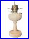 Antique Pink Lincoln Drape Aladdin type B Kerosene Lamp Custard Milk Glass