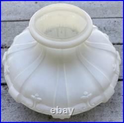 Antique Satin Glass Aladdin 1919-20 Model 7 8 Coleman Oil Kerosene Lamp 9 Shade