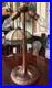 Antique Signed Aladdin Electric Table Lamp Base Art Nouveau Two-Light Cluster