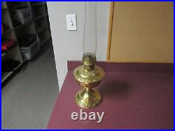 Antique Victorian Brass Aladdin No. 8 kerosene oil lamp