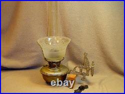 Antique Vintage Aladdin Bracket Oil Lamp3 Piece Break-down Bracket
