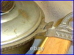 Antique Vintage Aladdin Bracket Oil Lamp3 Piece Break-down Bracket