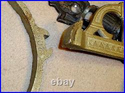 Antique Vintage Aladdin Bracket Oil Lamp3 Piece Break-down Bracket
