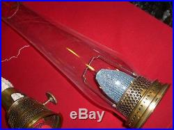 Antique Vintage Aladdin Filigree Stem B-51 Model Wa Drape Oil Kerosene Lamp