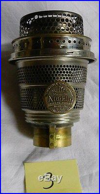 Antique Vintage Aladdin Model B Kerosene Oil Lamp Nu-Type Nickel BURNER