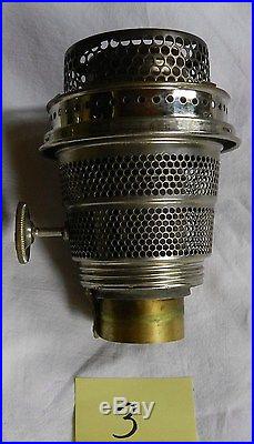 Antique Vintage Aladdin Model B Kerosene Oil Lamp Nu-Type Nickel BURNER