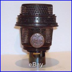 Antique Vintage Mission Style Brass Aladdin Kerosene Oil Lamp Base VERY RARE