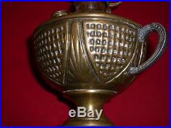 Antique Vintage Non-aladdin Miniature Ansonia Apex Size 0 Oil Kerosene Lamp Font