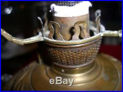 Antique Vintage Non-aladdin Miniature Ansonia Apex Size 0 Oil Kerosene Lamp Font