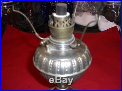 Antique Vintage Non-aladdin Size 0 Little Royal Oil Kerosene Lamp & Shade Part