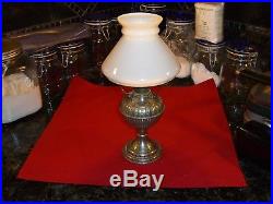 Antique Vintage Non-aladdin Size 0 Little Royal Oil Kerosene Lamp & Tripod Pt