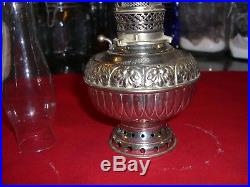 Antique Vintage Non-aladdin Size 0 Tiny Juno Oil Kerosene Lamp & Chimney Part