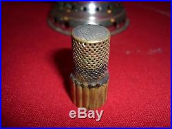 Antique Vintage Non-aladdin Size 0 Tiny Juno Oil Kerosene Lamp & Chimney Part