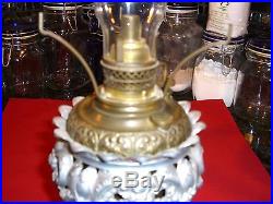 Antique Vintage Non-aladdin Size 0 Tiny Miller Oil Kerosene Banquet Gwtw Lamp