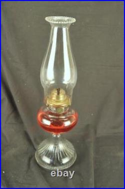 Antique Vintage P&A Oil Kerosene Hurricane Lamp Eagle Burner Thomaston USA