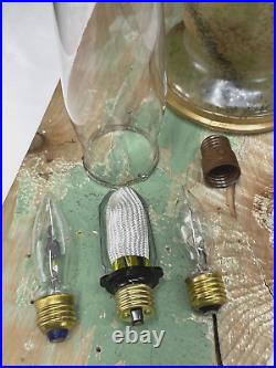 Antique Vtg Aladdin Venetian Art Glass Electric Oil Lamp Deco Model 12 LARGE 12