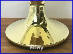 Antique Vtg Brass Colonial Oil Lamp Kerosene Parlor Mantle Lantern Aladdin P&A