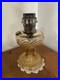 Antique Washington Drape B-41 Amber Glass Aladdin Oil Lamp