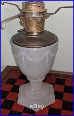 Antique aladdin Florentine kerosene lamp
