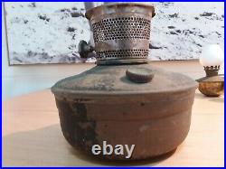 Antique kerosene lamp aladdin brass