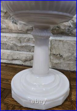 Antique / vintage Rare Aladdin B pink Alacite Lincoln Drape Kerosene / oil lamp