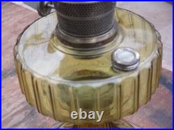 Attractive Light Amber ALADDIN Corinthian Table Lamp