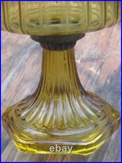 Attractive Light Amber ALADDIN Corinthian Table Lamp