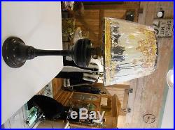 Australian Aladdin Bakelite Lamp, both Font and Pedestal are Bakelite, mod 1609