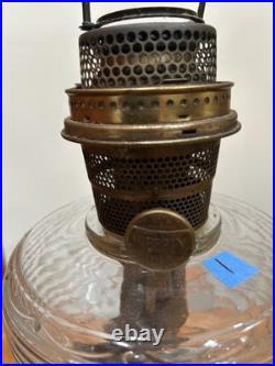 B-80 Aladdin Nu-Type Model B Clear Footed Beehive Kerosene Oil Lamp