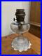 B-80 Aladdin Nu-Type Model B Clear crystal Footed Beehive Kerosene Oil Lamp
