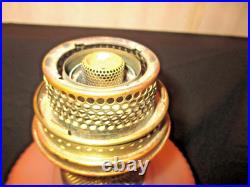 B-87rose Moonstone Vertique Aladdin Oil Lamp