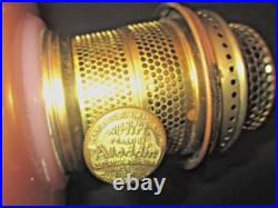 B-87rose Moonstone Vertique Aladdin Oil Lamp