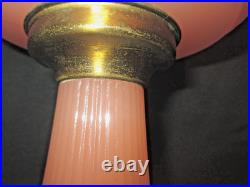 B-87rose Moonstone Vertique Aladdin Oil Lamp